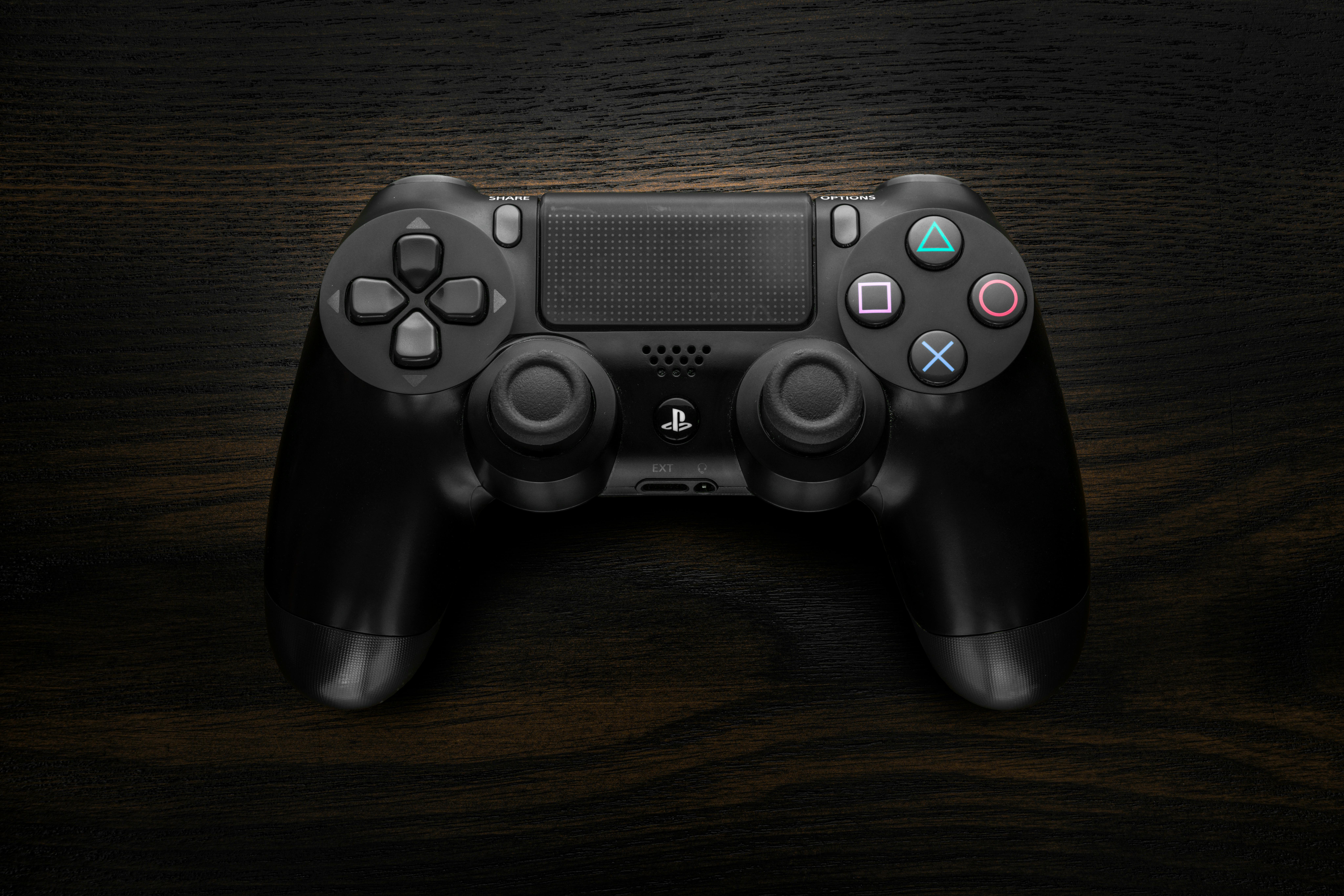 A Dualshock 4 controller.